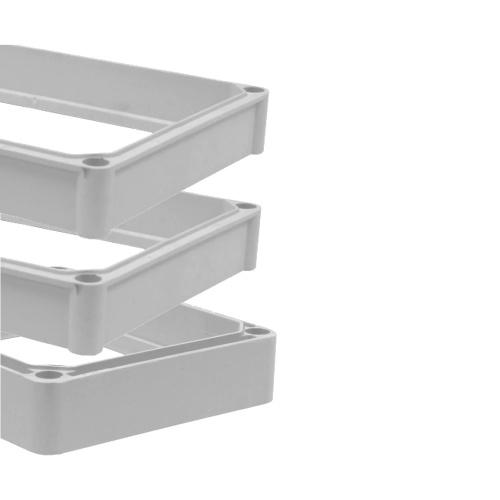 nVent Hoffman A71-EXT1412LG APO Extension Collar, A71, 14.65x11.89x1.38, Light Gray, FRP