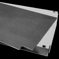 Hoffman AFPH2016A-KIT ARIA Hinged Front Plate, 18.86x14.25x0.08, Mill, Aluminum