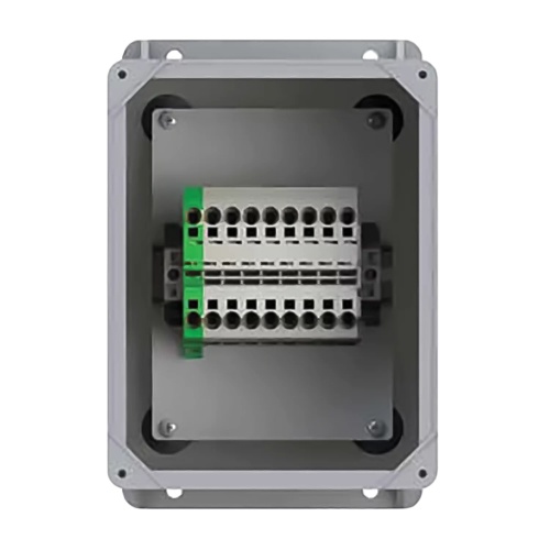 nVent Hoffman CUF04-1000V CUF Solar Combiner Box 4pr, 11.32x9.32x5.43, Lt Gray, Fiberglass