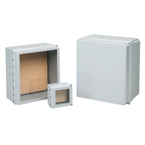 nVent Hoffman D16148CHSCFGP 16"x14"x8" Hinge-Cover WiFi Network Cabinet Type 4X