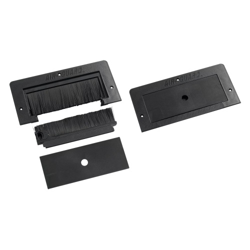 nVent Hoffman DFB410F 2-Piece Flush-Mount Floor Brush Kit with Cover