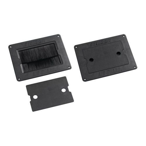 nVent Hoffman DFB57F 1-Piece Flush-Mount Floor Brush Kit with Cover and Two-Stage Sealing