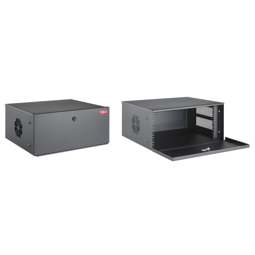 nVent Hoffman DVR6U 13.0"x22.0"x19.0" Security DVR and 19-in. Rack Equipment Cabinet, Type 1