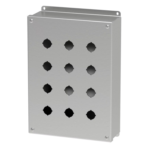 nVent Hoffman E12PBGSS Stainless Steel 22.5mm Push Button Enclosure