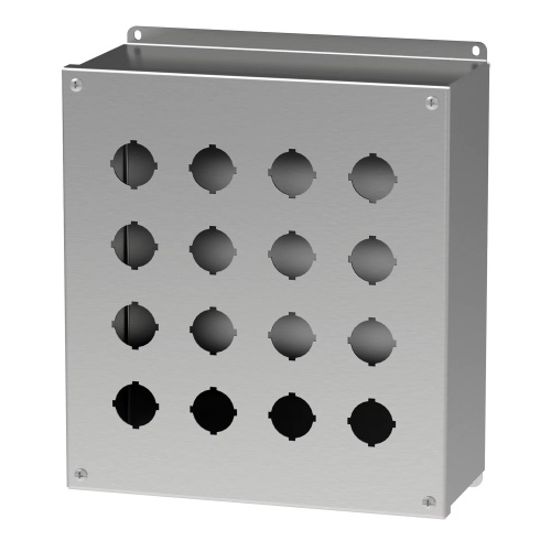 nVent Hoffman E16PBXSS6 Stainless Steel 30.5mm Push Button Enclosure