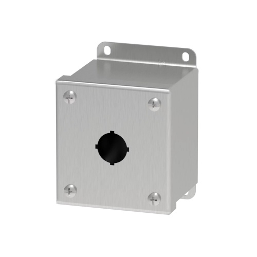 nVent Hoffman E1PBGSS Stainless Steel 22.5mm Push Button Enclosure