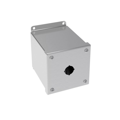 nVent Hoffman E1PBGXSS Stainless Steel 22.5mm Push Button Enclosure