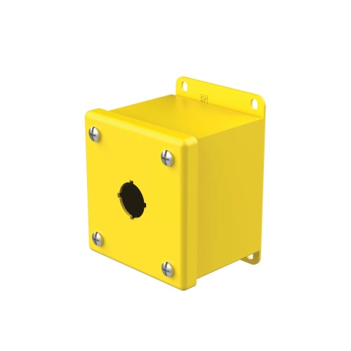 nVent Hoffman E1PBGY Mild Steel Push Button Enclosure