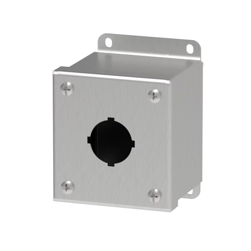 nVent Hoffman E1PBSS Stainless Steel 30.5mm Push Button Enclosure
