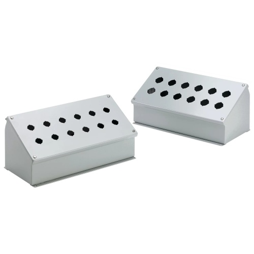 nVent Hoffman E30PBA Steel 30.5mm Sloped Front Push Button Enclosure