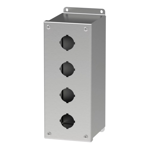 nVent Hoffman E4PBXSS Stainless Steel 30.5mm Push Button Enclosure