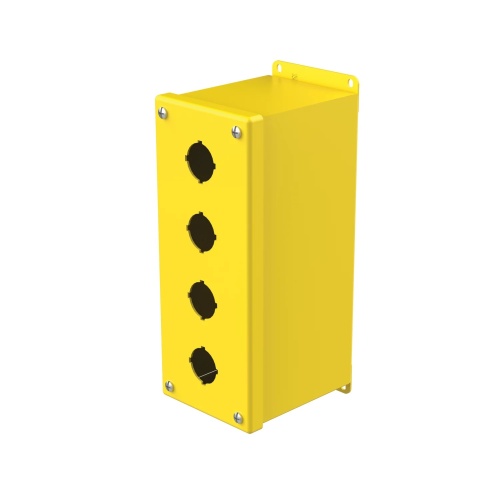 nVent Hoffman E4PBXY Steel 30.5mm Push Button Extra Deep Steel Enclosure