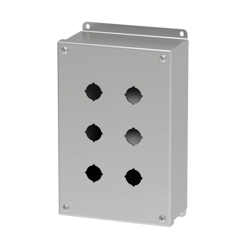 nVent Hoffman E6PBGSS Stainless Steel 22.5mm Push Button Enclosure