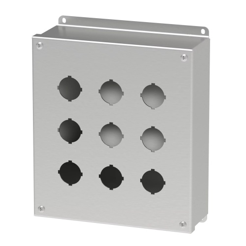 nVent Hoffman E9PBSS Stainless Steel 30.5mm Push Button Enclosure