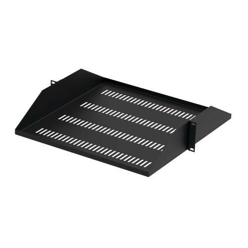 nVent Hoffman ECMSV1922 Steel Center Mounted Shelf 19" Rack 19x22 Black Vented