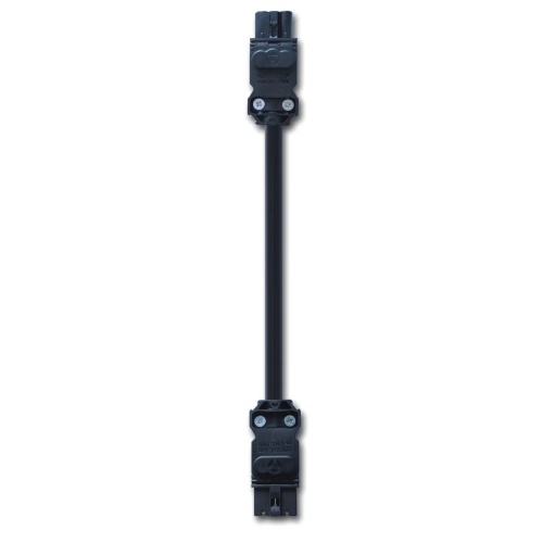 nVent Hoffman ELC0601TBUL Cable Through-Wiring for EL LED Enclosure Light, 600mm, 100-240VAC 3-Pole, Black
