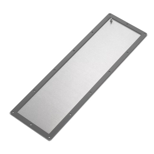 nVent Hoffman GP206 Gland Plate, Type 4 and 12, 12 Gauge, 18.98x5.23, Gray, Steel