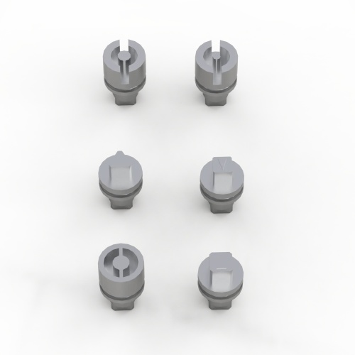 nVent Hoffman LI523 Inserts, LI, 16x16x20mm, Zamak, Square 7mm