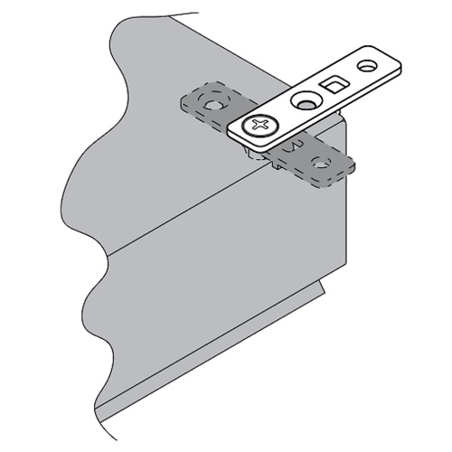 Hoffman LMFKSS INLINE Stainless Steel Mounting Bracket