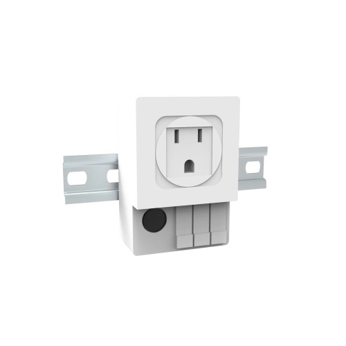 nVent Hoffman LPS10FR - IEC Socket, Plastic - 3.62" x 2.44" x 1.89" (HxWxD)