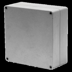 Hoffman MB070404PS Polystyrene Enclosure. MultiBox Opaque Screw Cover Type 4X, 7.08x4.33x4.37, Lt Gray, Polystyrene, PS