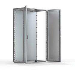 Hoffman MCDS18125 Floor Stand Enclosure - 70.9" x 70.9" x 19.7" (HxWxD), 304 Stainless Steel