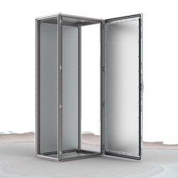 Hoffman MCSS18105 Floor Stand Enclosure - 70.9" x 39.4" x 19.7" (HxWxD), 304 Stainless Steel