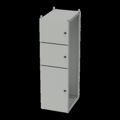 nVent Hoffman P2KPD2068Z5510 ProLine G2 Partial Door Industrial Package Type 12, 2000x600x800, Lt Gray, Steel