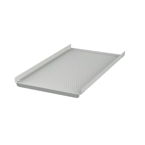 nVent Hoffman P2RSH10 ProLine G2 Rack-Mount Fixed Shelf, 19-inch, fits 1000D, Light Gray, Steel