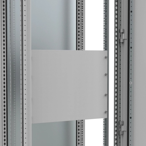 nVent Hoffman PAC06 Painted Steel Front Panel, PAC, 266x483x12mm, Light Gray, Mild Steel