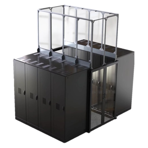 nVent Hoffman PCPPE48 Hot Aisle Return Plenum 48inch Aisle, 1567x1307x89, Black, Polycarbonate