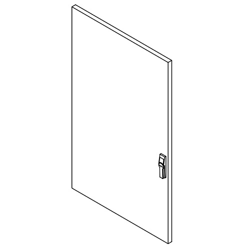 Hoffman PDS86SS Doors for Upper and Lower Front, fits 600mm PC/SY, SS 304