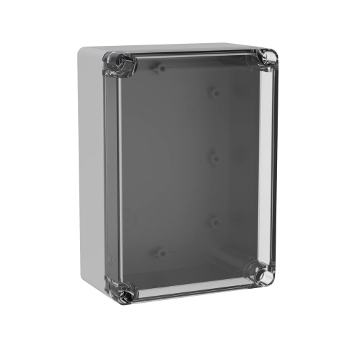 nVent Hoffman Q18138PCECC QLINE E Non-Metallic Clear Polycarbonate Enclosure
