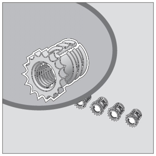 nVent Hoffman QBIK QLINE I Brass Insert Kit