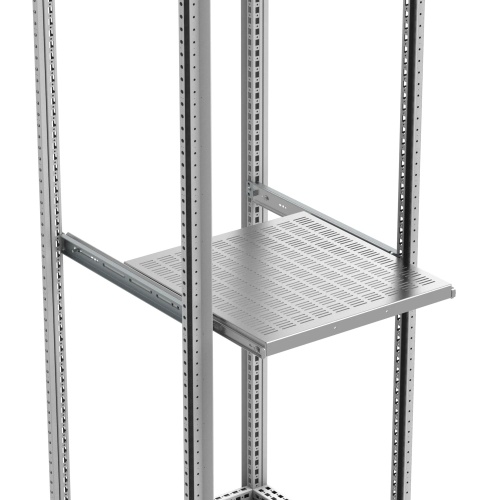 nVent Hoffman SHT0606 Telescopic Ventilated Shelf, SHT, 46x502x500mm, Zinc Plated, Mild Steel