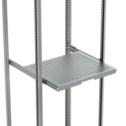 nVent Hoffman SHTH0608 Telescopic Shelf Hd, SHTH, 50x470x750mm, Zinc Plated, Mild Steel