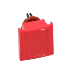 IDEC AB6Q-BK2-HR Push Button - Square, Red