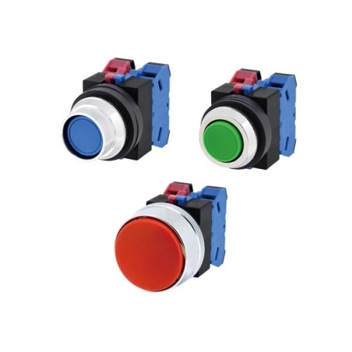 IDEC ABS310N-R Pushbutton Mushroom Tws Series, Red