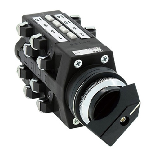 IDEC ACSNO-344-SB-C3009-ENGRAVED Cam Switch 3pos 45deg