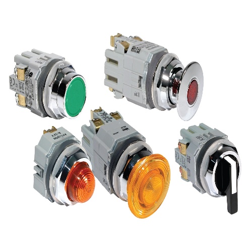 IDEC AOD301NUR 30mm Main 40mm Mush 1nc Red