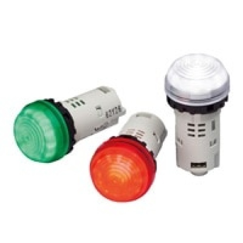 IDEC AP22M-2Q4R Pilot Light 22mm 24v Red