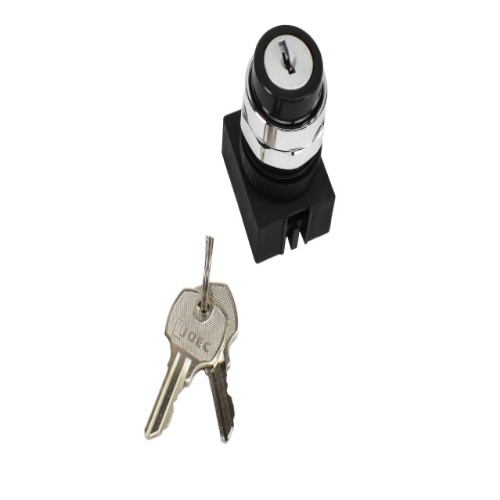 IDEC ASW3K00-1-RLC Non-Illuminated Selector - Key, 3 Positions