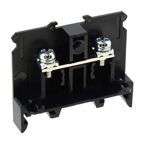 IDEC BN10W, Terminal Block, DIN Rail, Black, Top Wire Entry Position