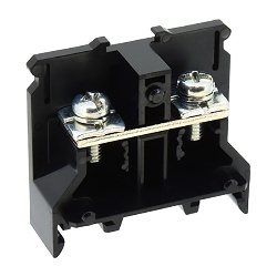 IDEC BN30W, Terminal Block, DIN Rail, Black, Top Wire Entry Position