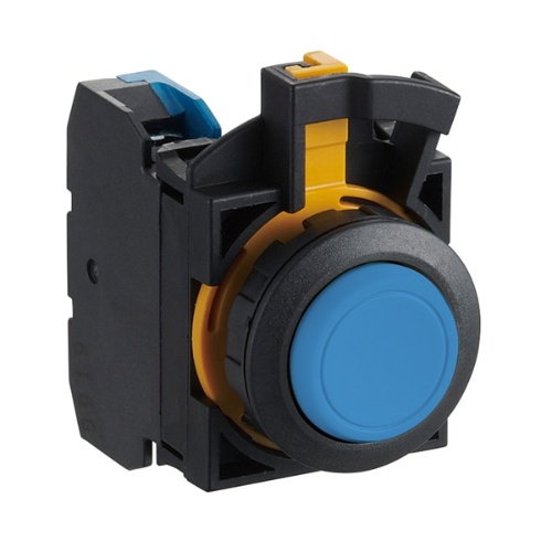 IDEC CW1B-M2E21S Pushbutton 22mm 2no1nc Blue