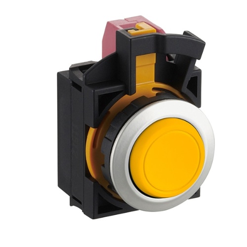 IDEC CW4B-M2E20Y Pushbutton 22mm 2no Yellow