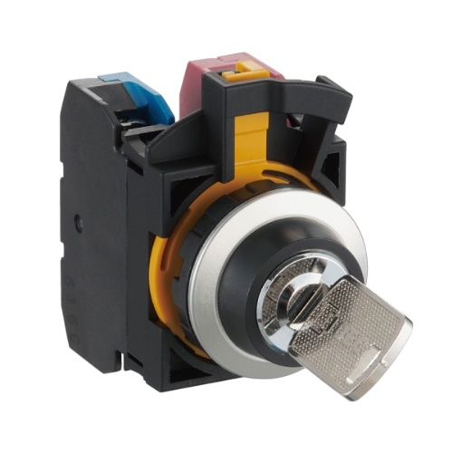 IDEC CW4K-33DE02N1-6H Selector Switch - Key 22mm 3position