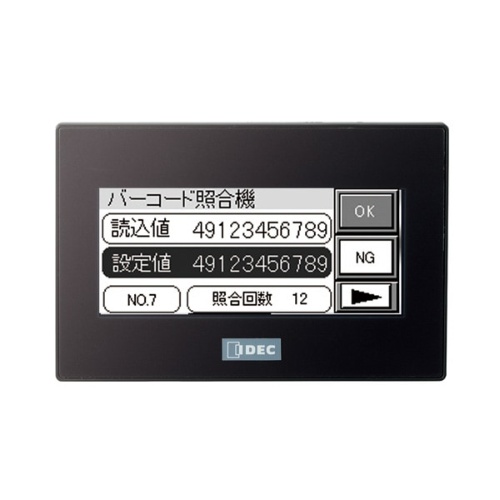 IDEC FT1A-M12RA-S - FT1A PLC HMI Screen, 3.7"