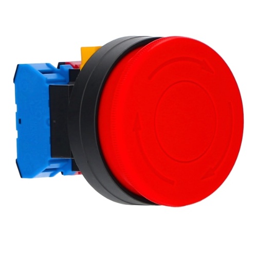 IDEC HW1B-V5F22-R 22mm Emergency-Stop, Red