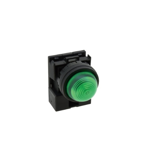 IDEC HW1P-2JPQ2G 22mm Pilot Dome Pi 6v Green